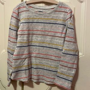 Girls Striped Old Navy Thermal Shirt 4T